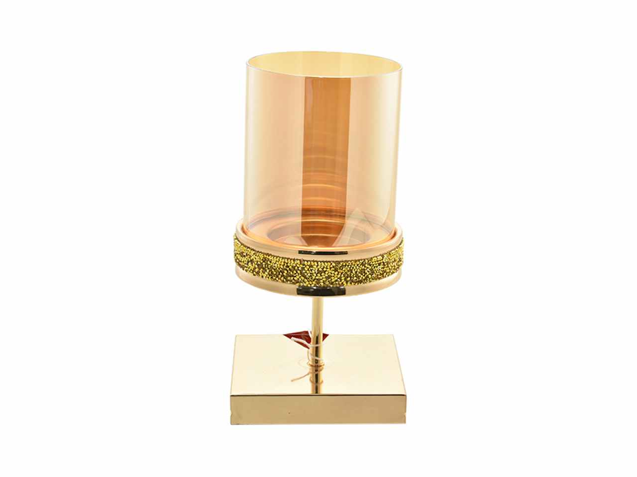 porta candela 1p 12x12x26cm oro 2628461