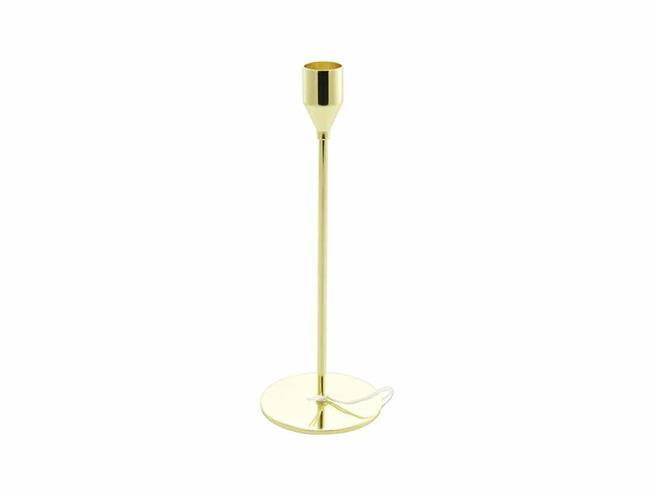 Porta candela 1posto d.8x20cm oro 2628527