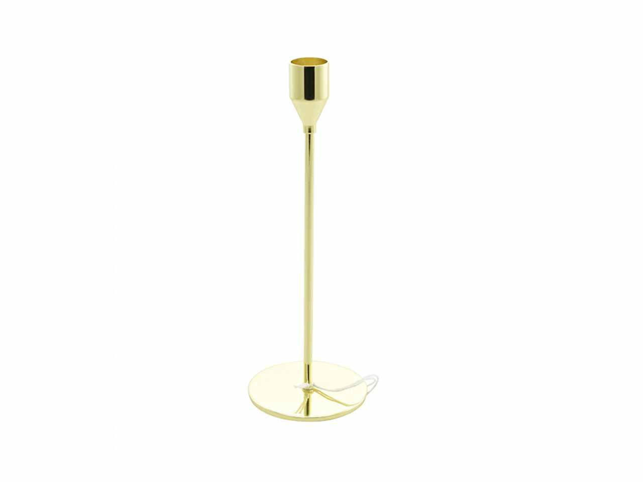 Porta candela 1posto d.8x23cm oro 2628528