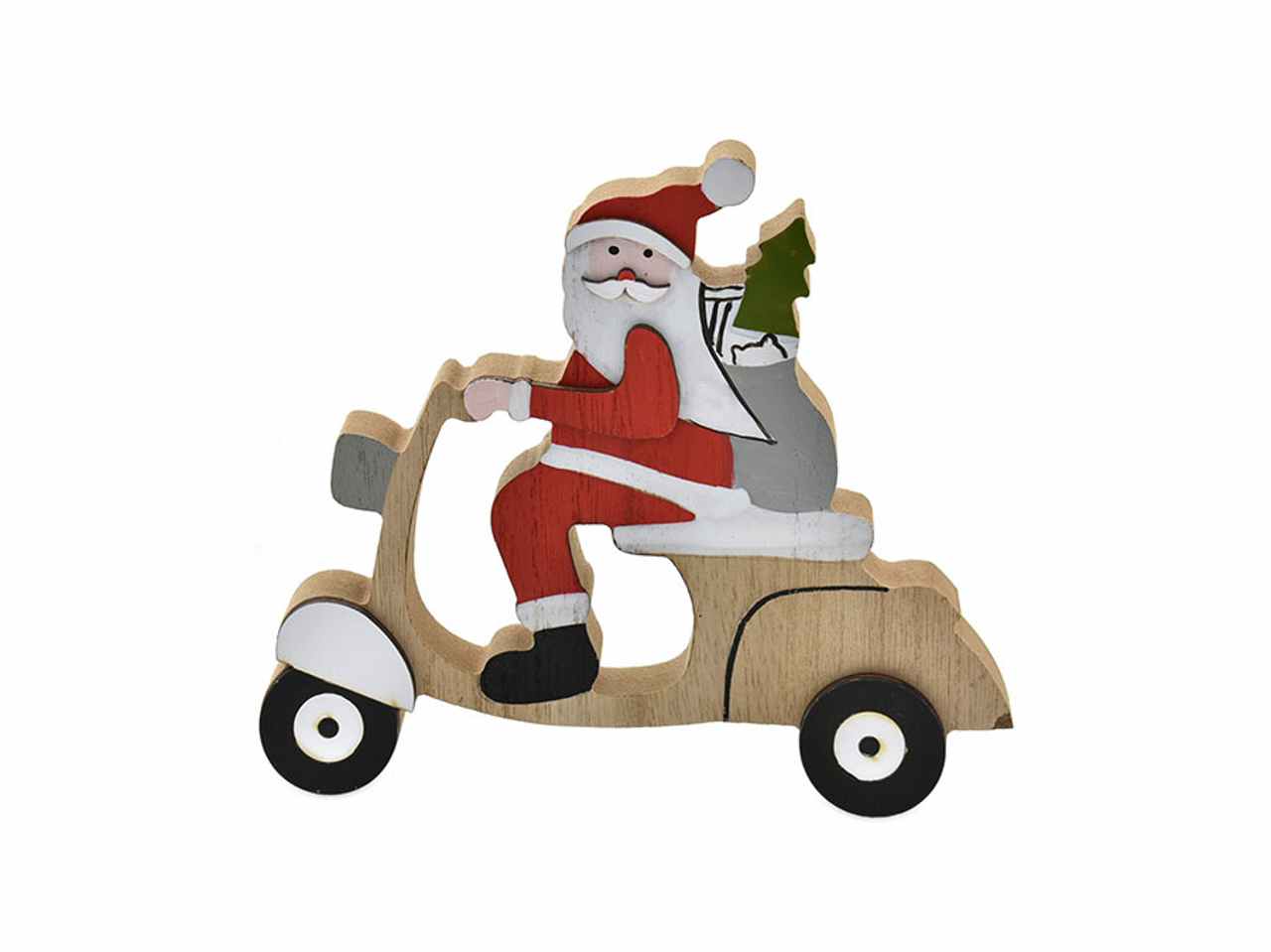 Babbo natale su scooter 15,5x17x1,8