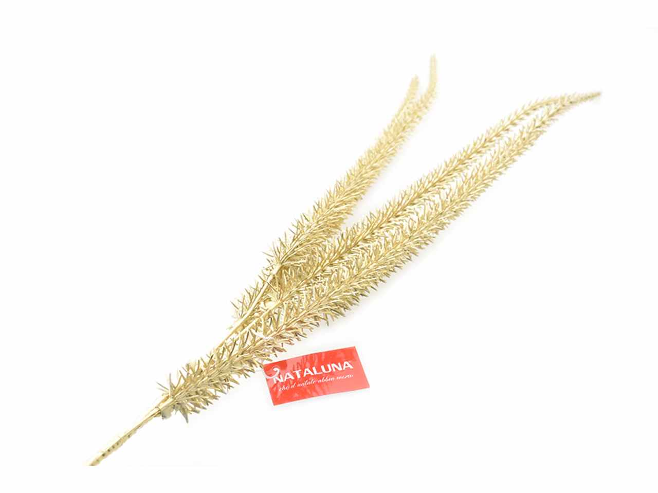 Ramo foglie h.98cm oro