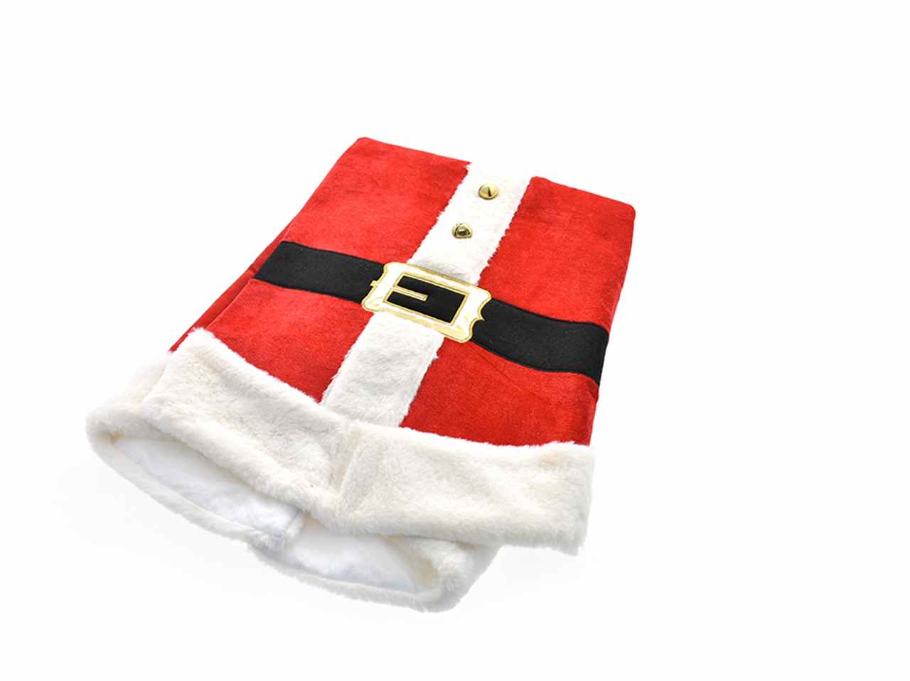 Copribase albero velluto 100cm rosso