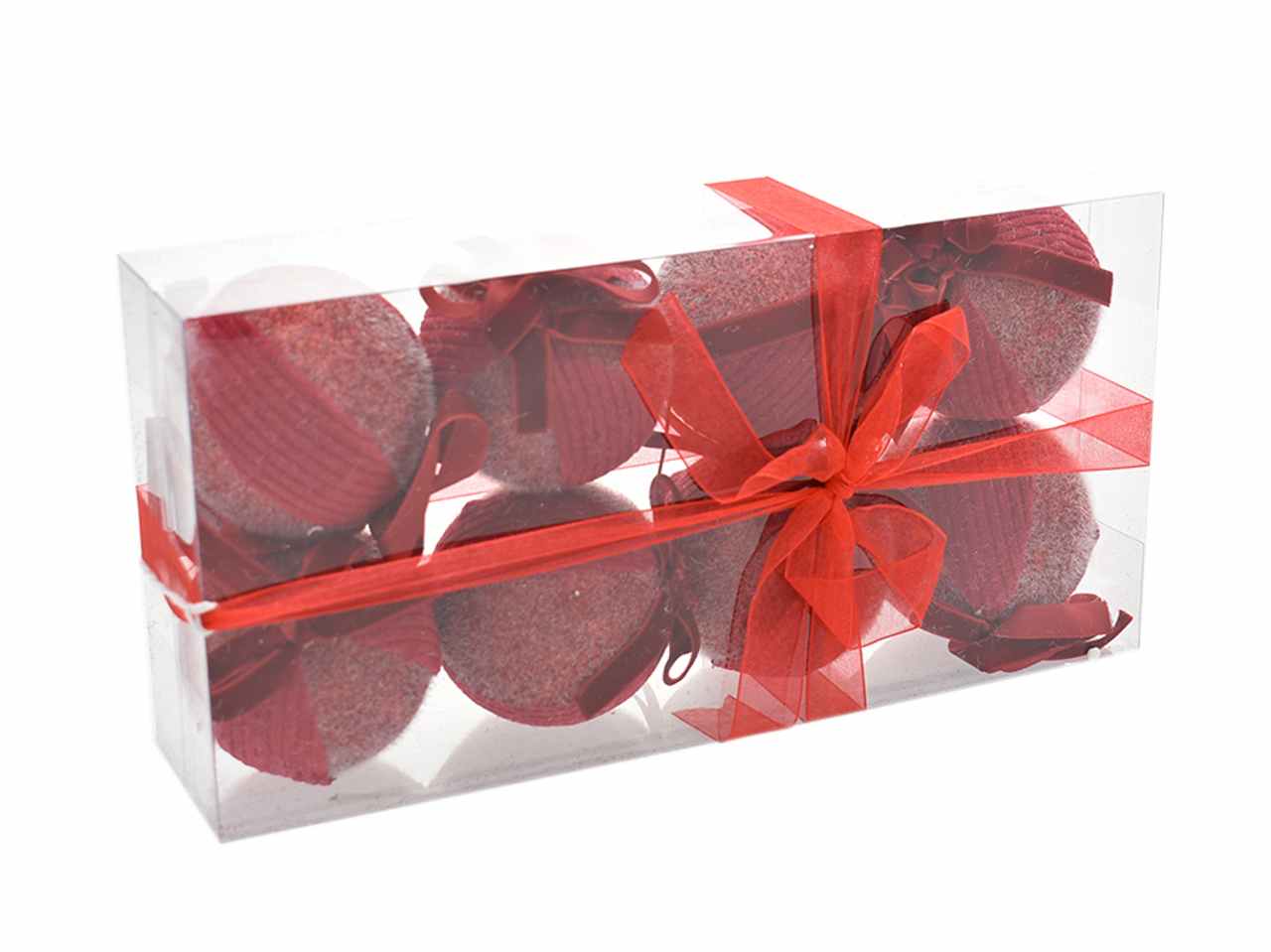 Palle 8 pezzi 7cm rosso