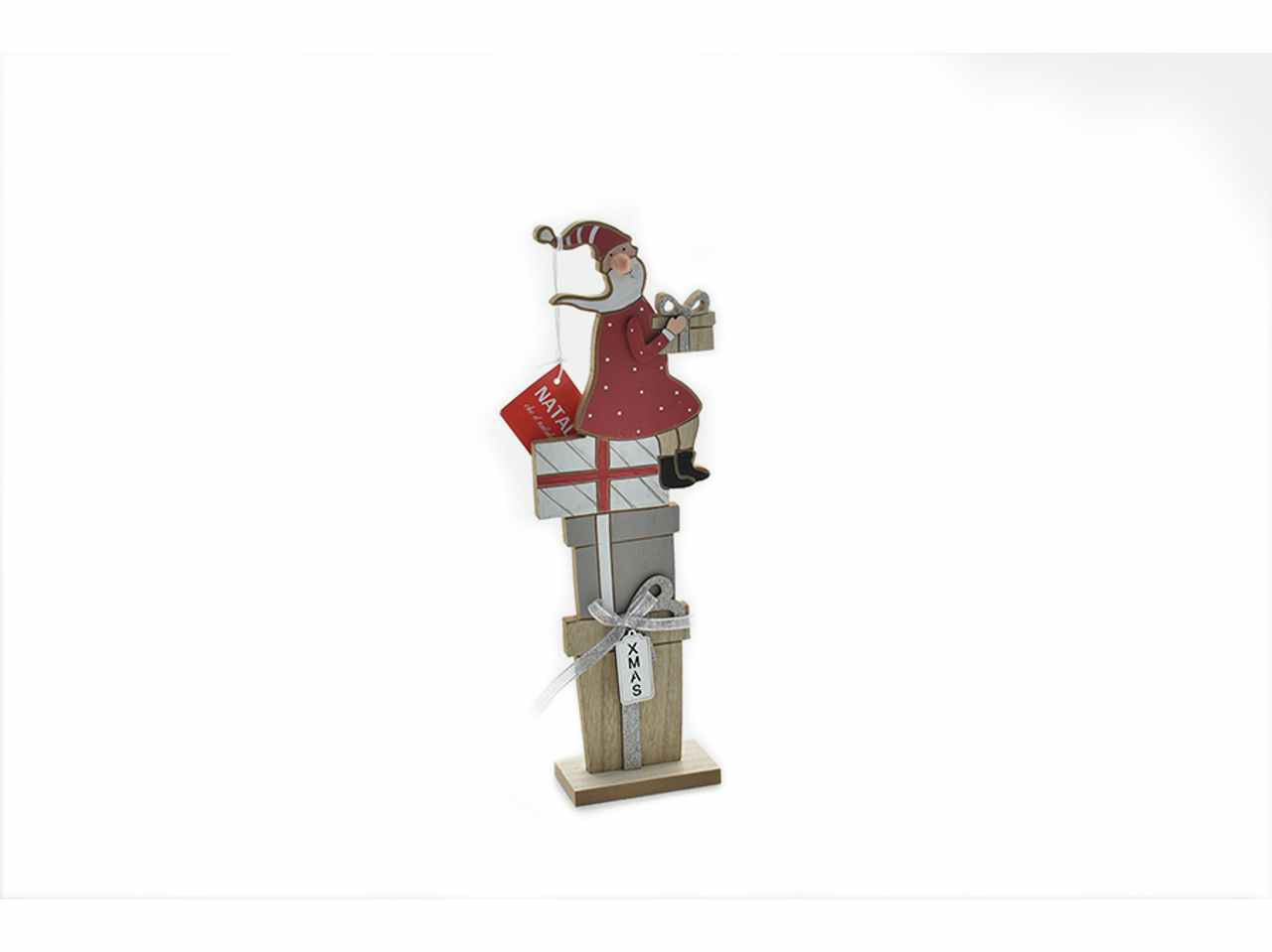 Babbo natale con regali 9x30x4
