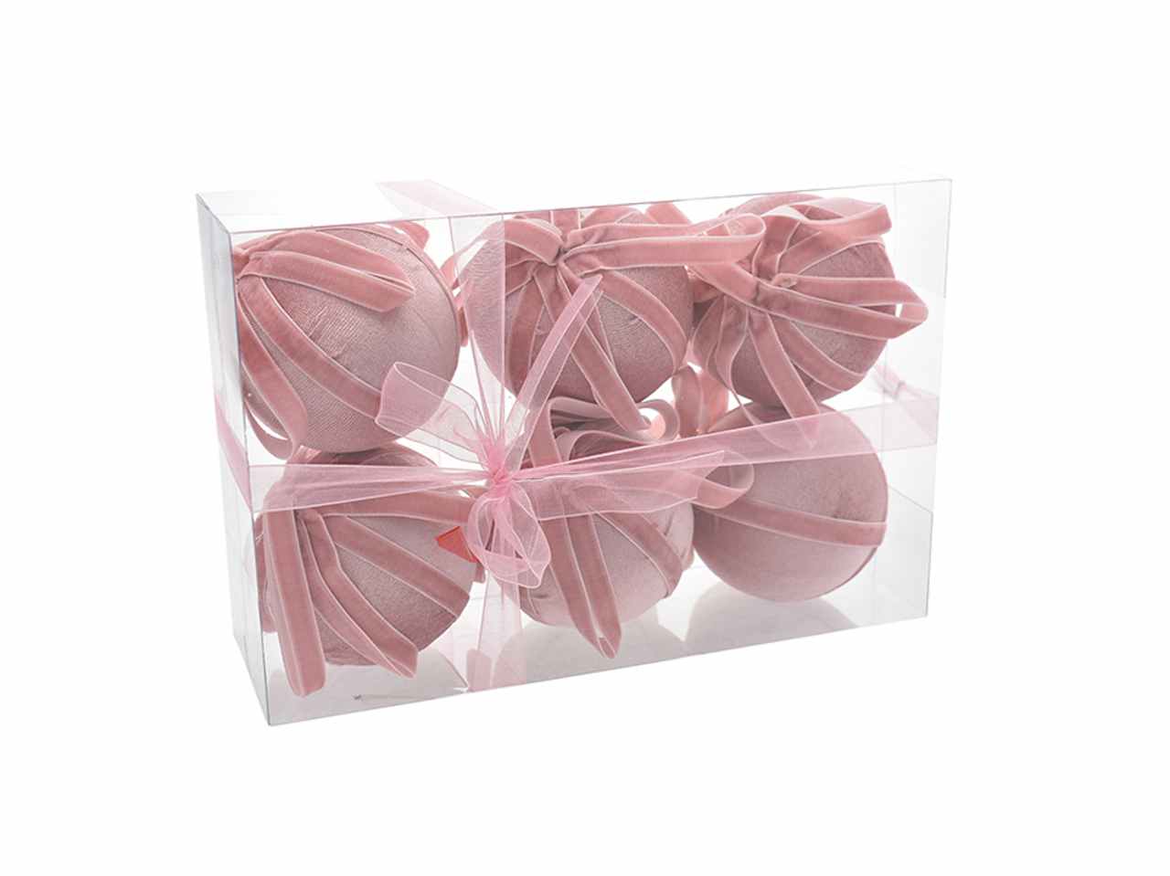palle 6pz 9cm rosa