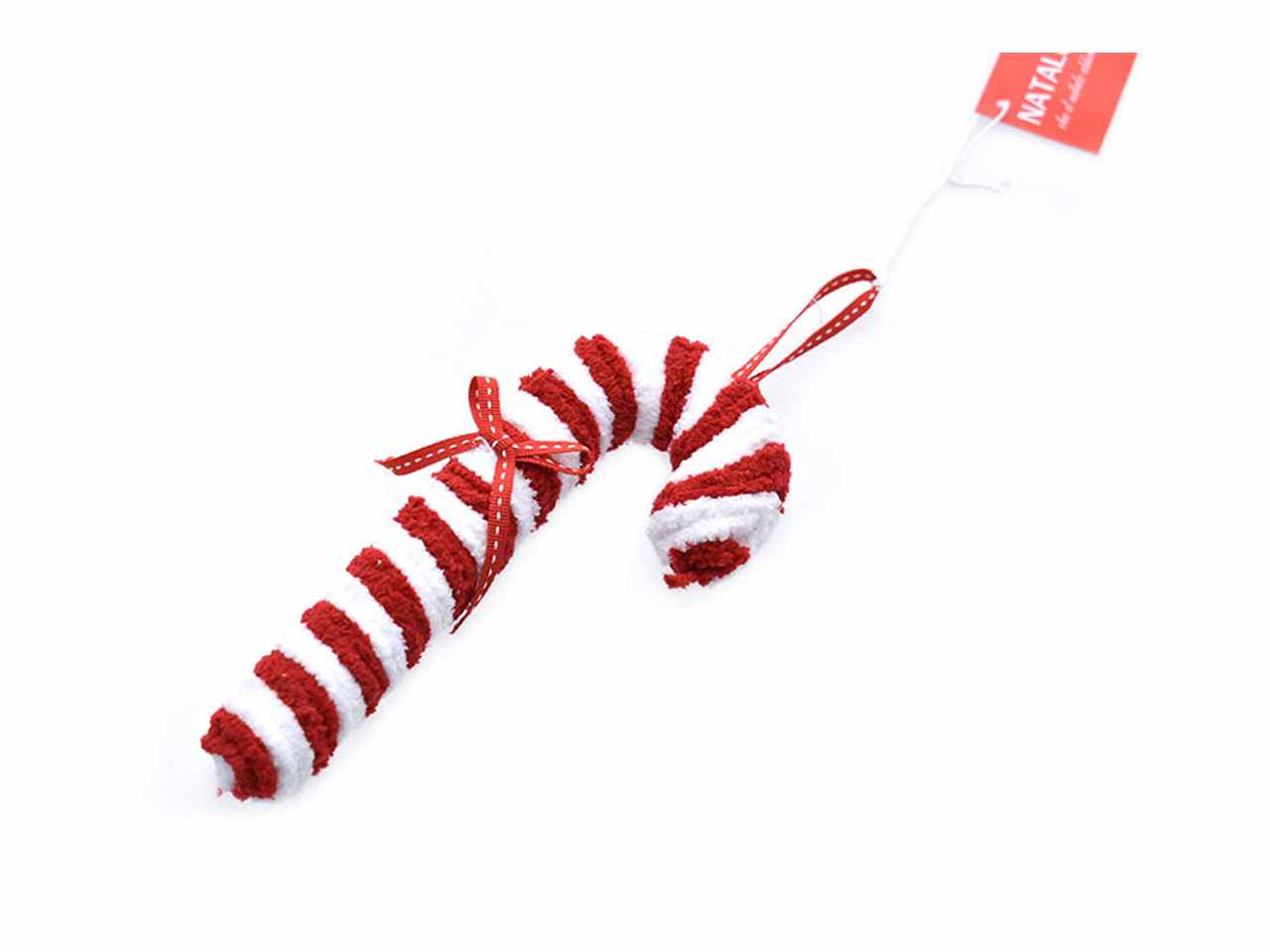 Bastoncini di zucchero 8x10,5cm rosso/bianco