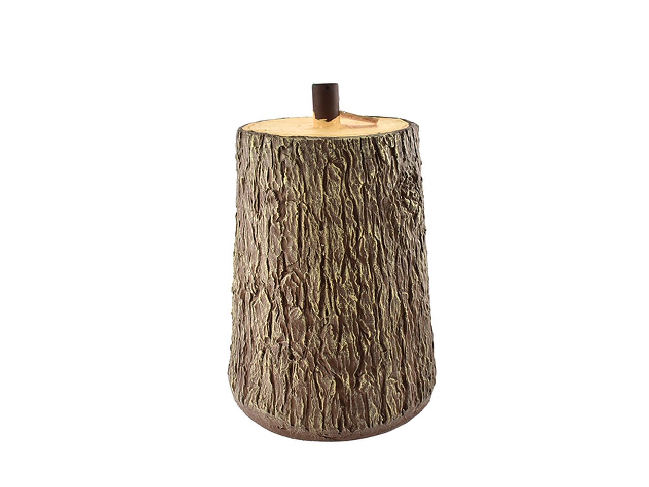 Base tronco per albero di natale misura d.27-34xh.45,5cm colore scuro