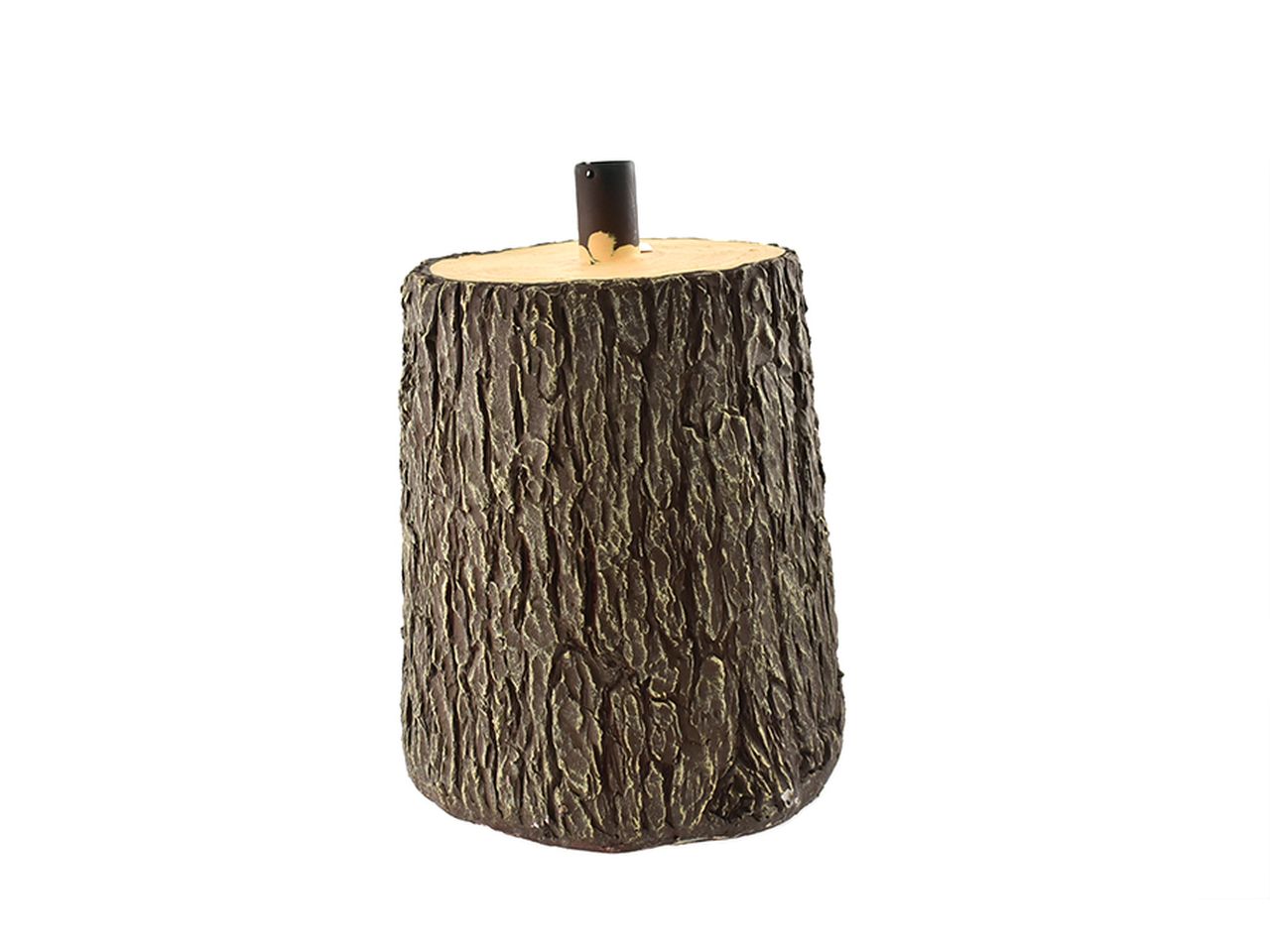 Base tronco per albero di natale misura d.24-32xh.36cm colore scuro