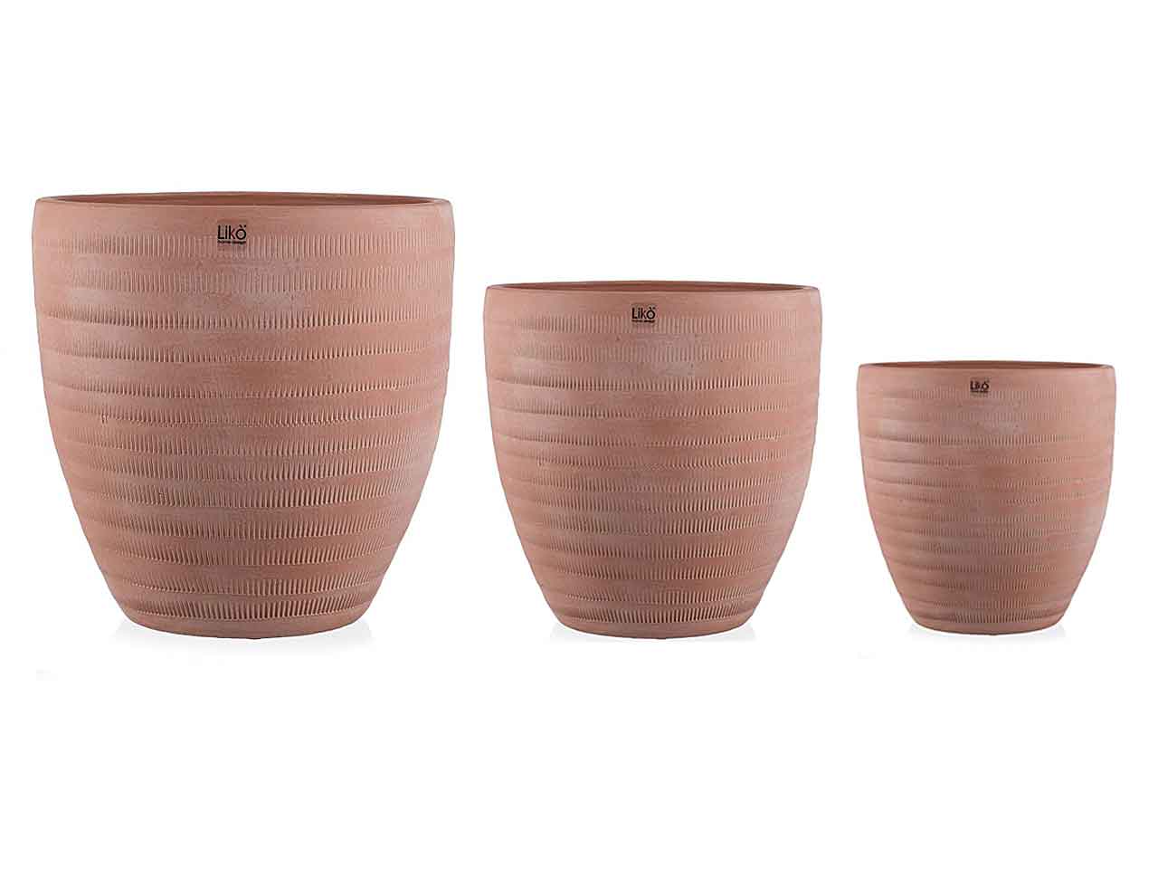 Cachepot 3 pezzi 30/25/20cm cr72/30t