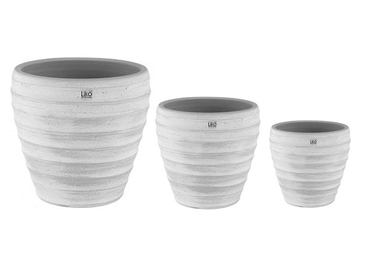 L.hera cache pot 3 pezzi cr80/30t