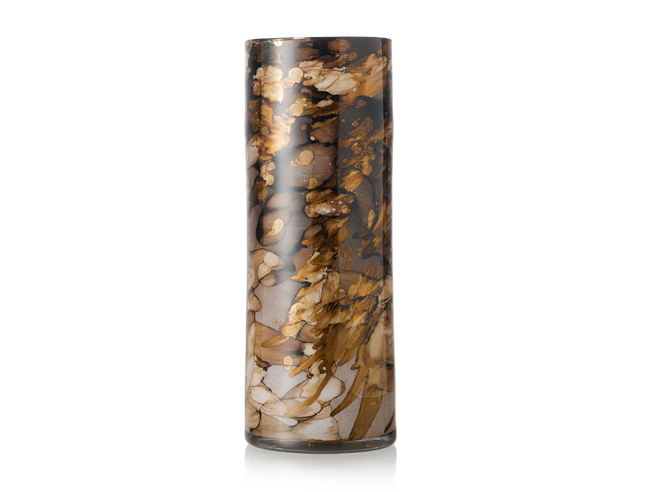 Vaso cilindro aurora noce 30x12cm