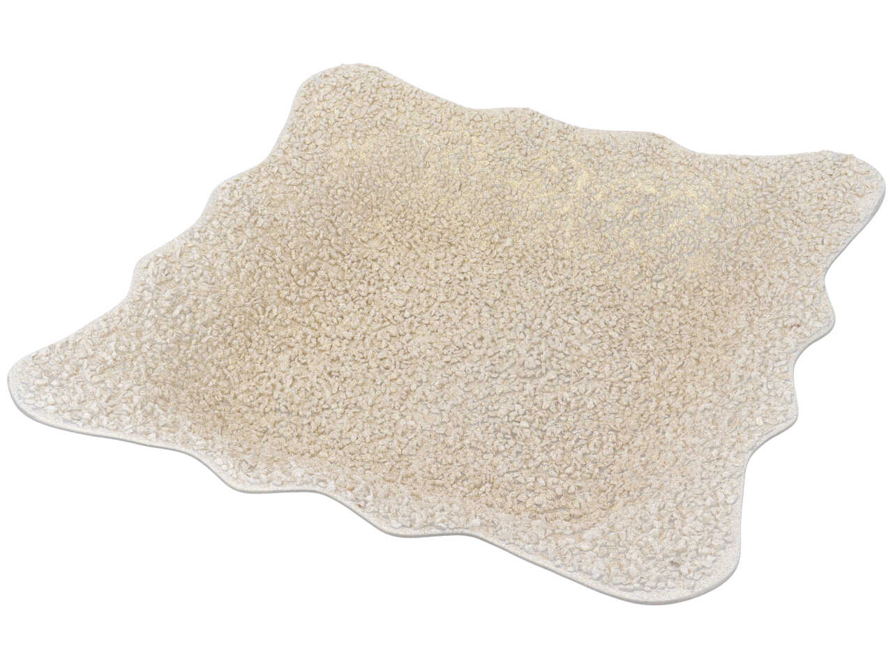 piatto vetro sandy 35cm melany crete 182/17c