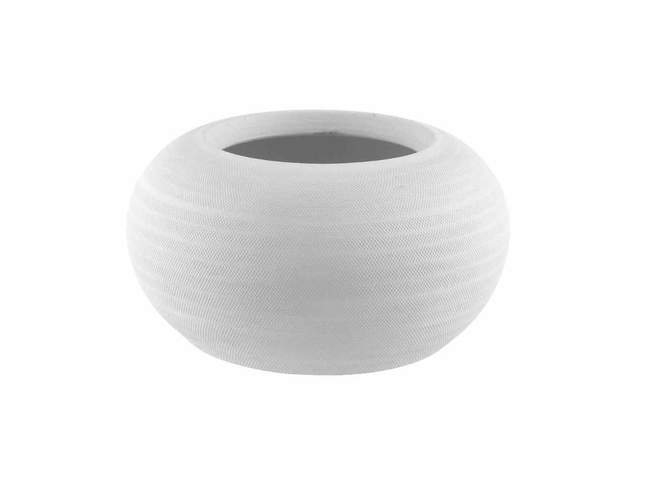 cache pot d.28xh17cm grigio cr106/28g