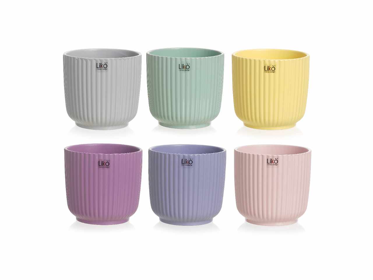 Cache pot d.13,5xh.13cm colori assortiti