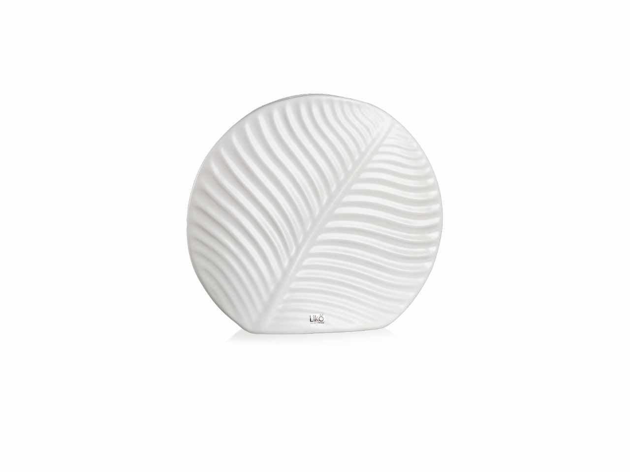 Vaso linea nadira h.24xd.26x7cm colore bianco