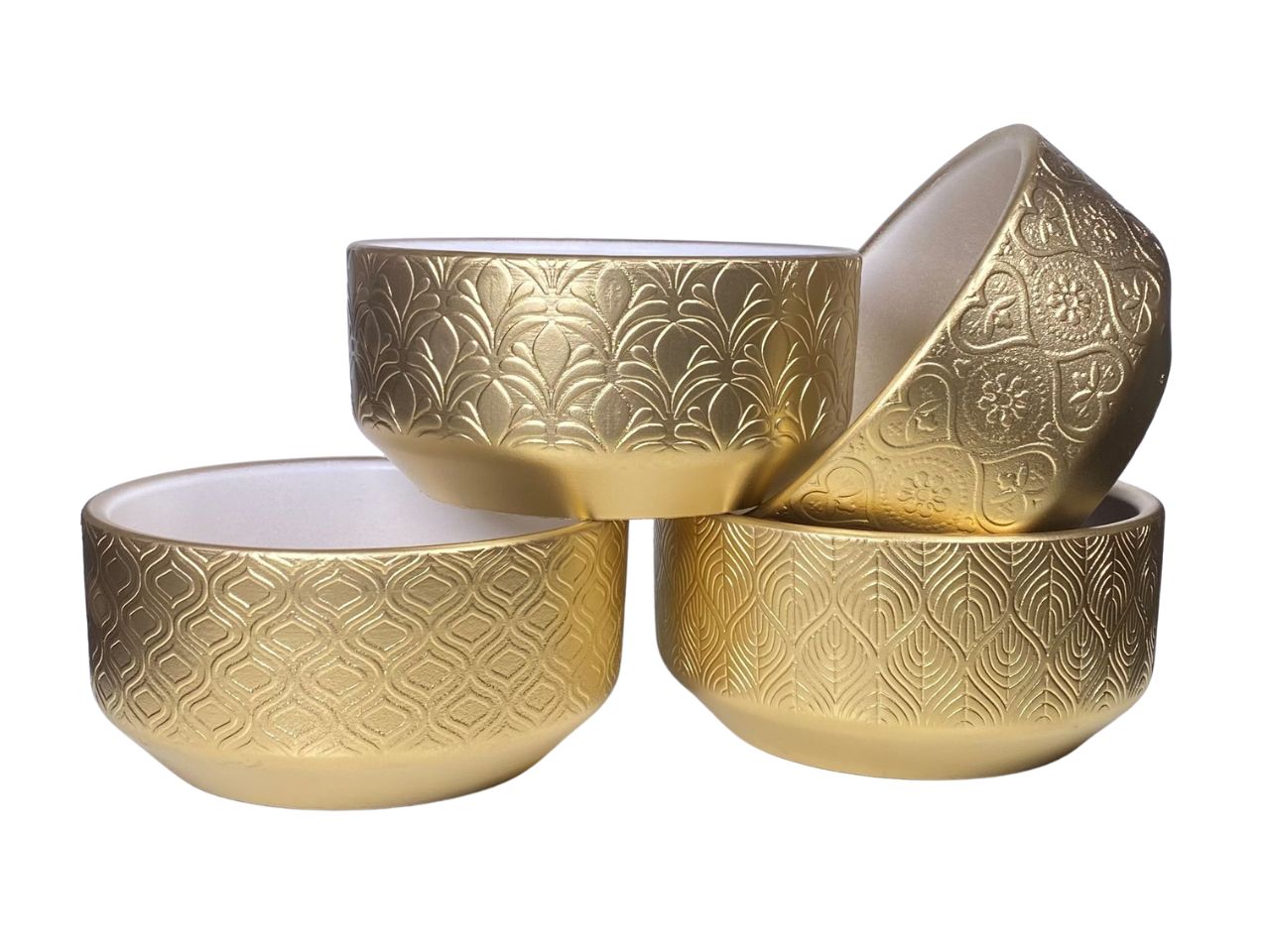 Cache pot d.20,5xh.9cm colore oro