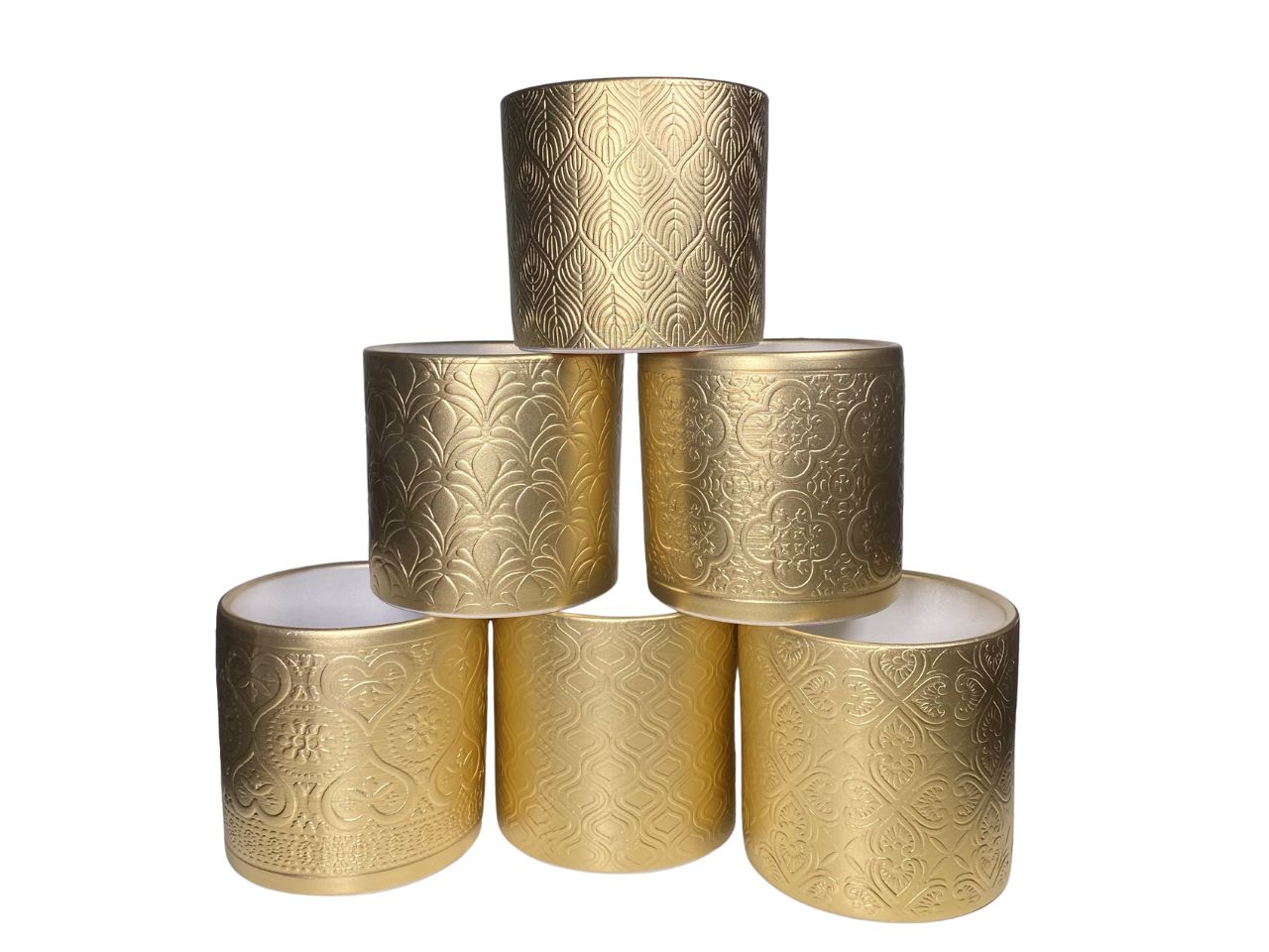 Cache pot d.14xh.13cm colore oro
