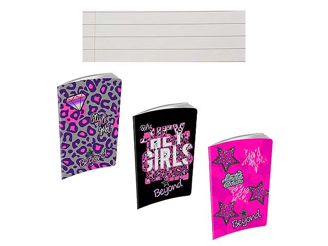 quaderno active rigatura c fashion girl 10pz