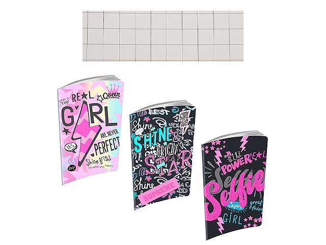 Quaderno active rigatura 10m girl - 10 pezzi