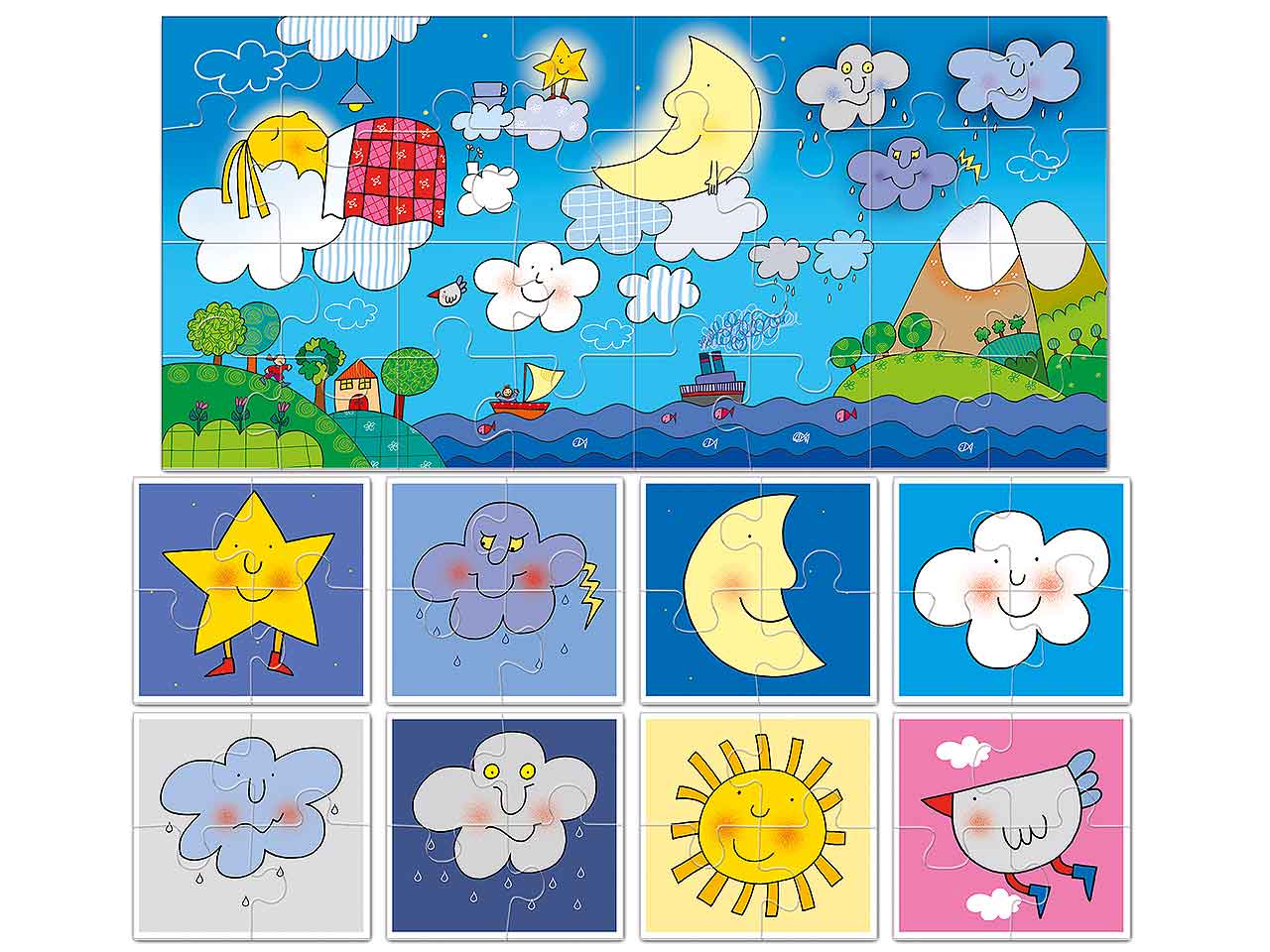 Nicoletta costa baby puzzle nuvola olga