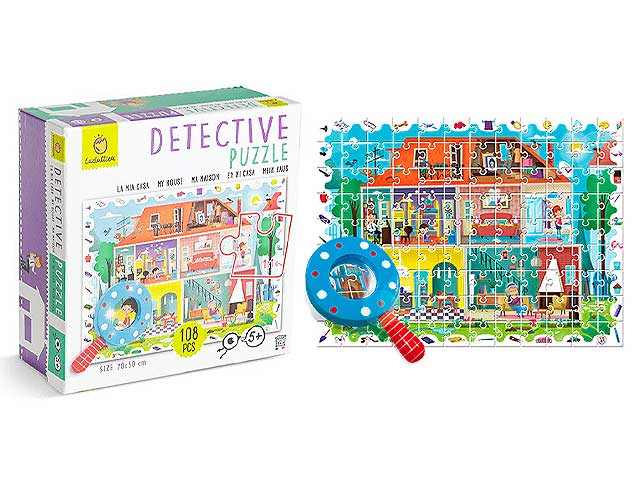 Ludattica detective puzzle la mia casa