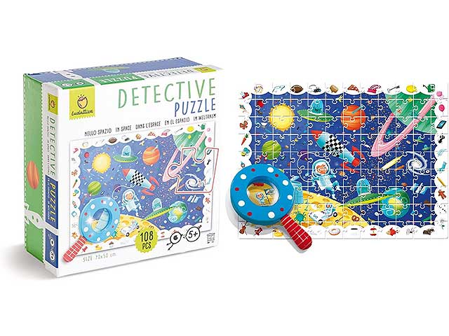 Ludattica detective puzzle nello spazio