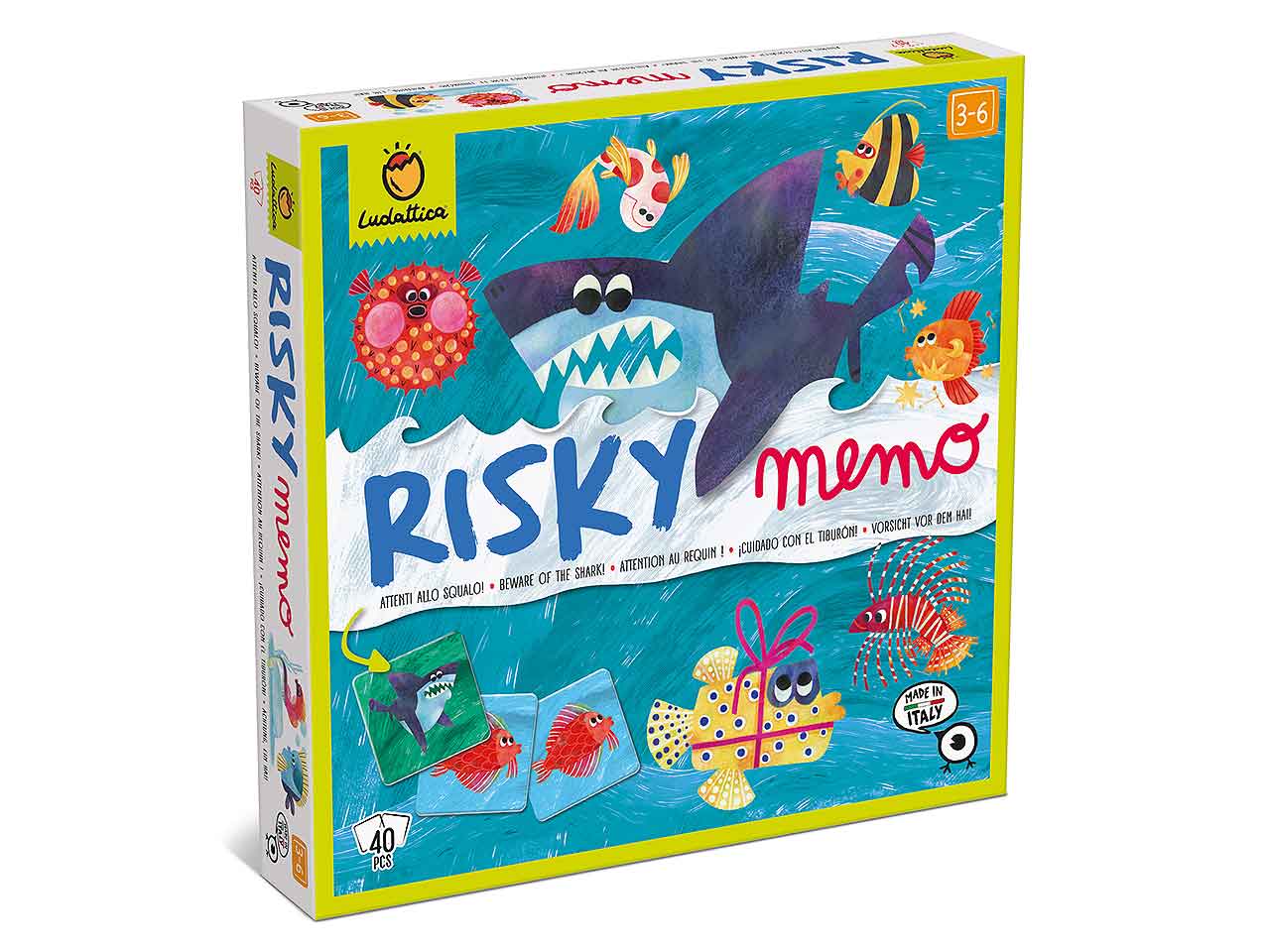 Risky memo pesci e squalo 21023