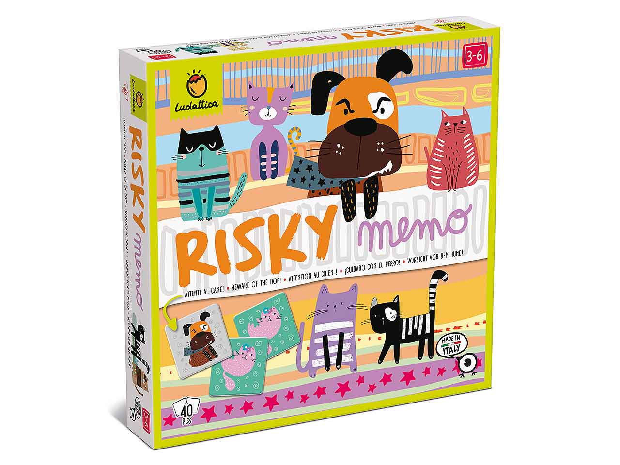 Risky memo gatti e cane 21030
