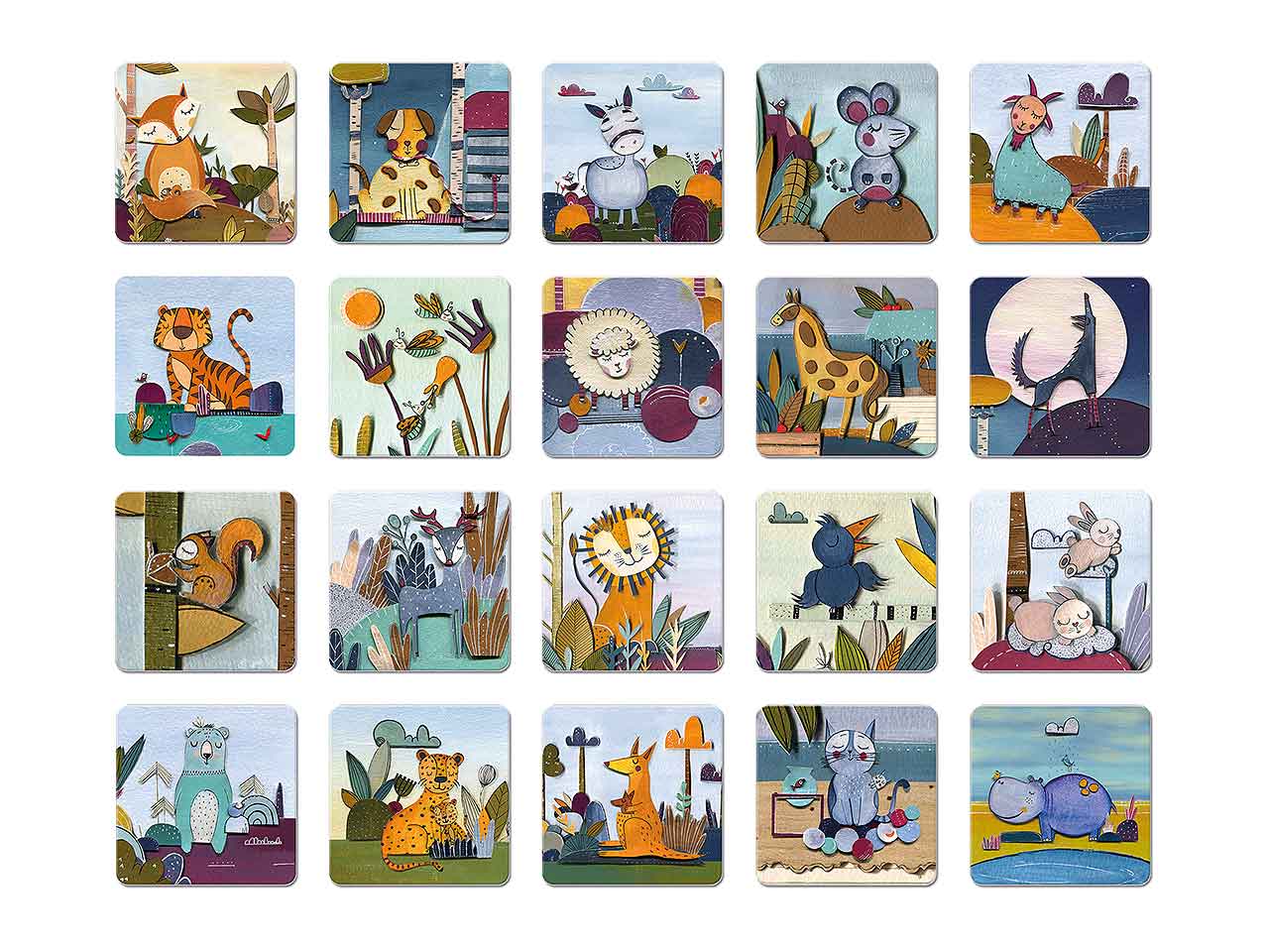 memo box animali 21061