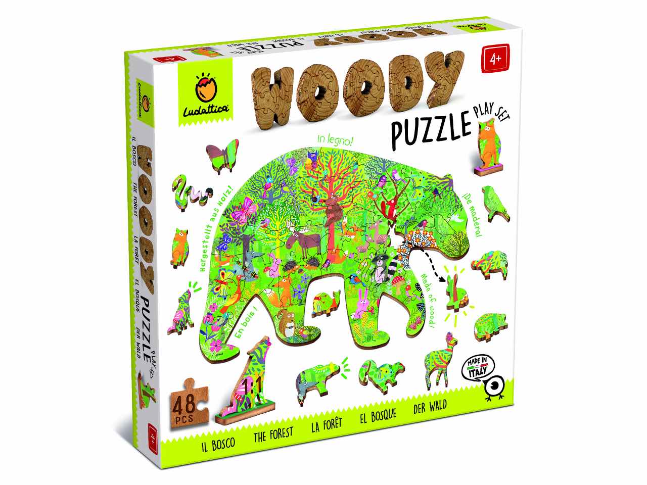 ludattica woody puzzle bosco 21252