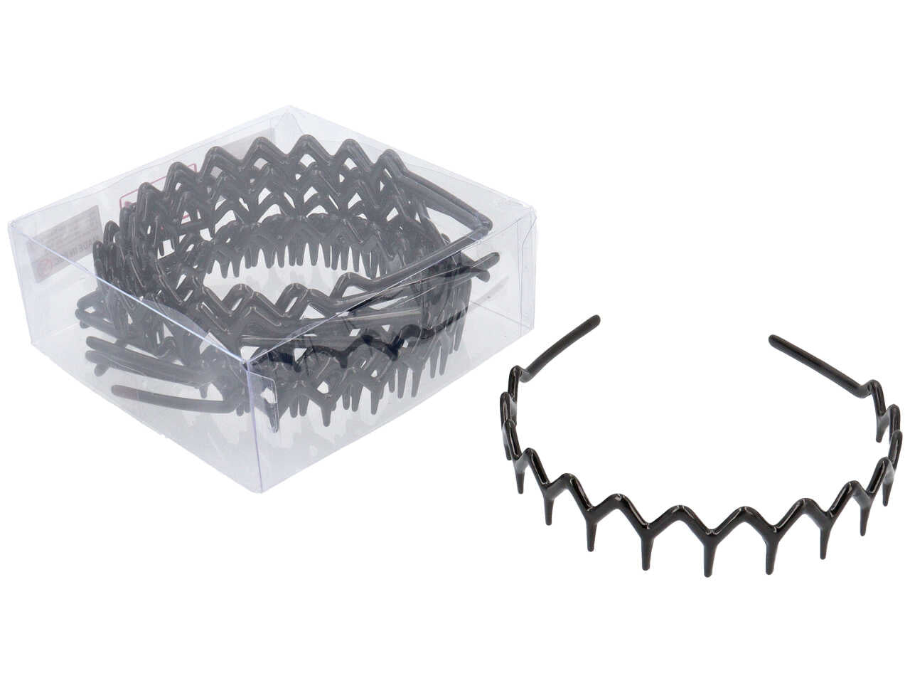 cerchietto c/denti nero ch8723/5