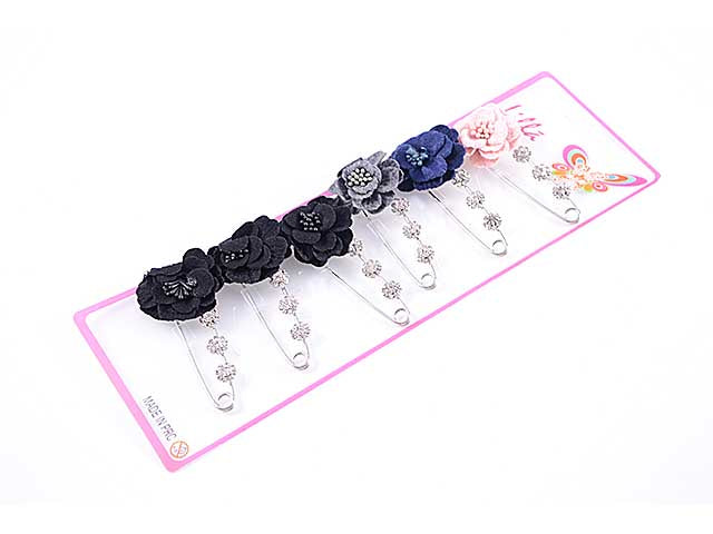 fermaglio fiore c/strass fe515