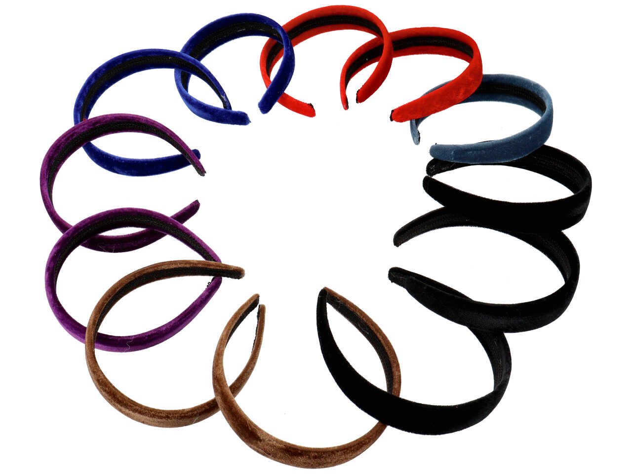 Cerchietto 2,8cm velluto ch737