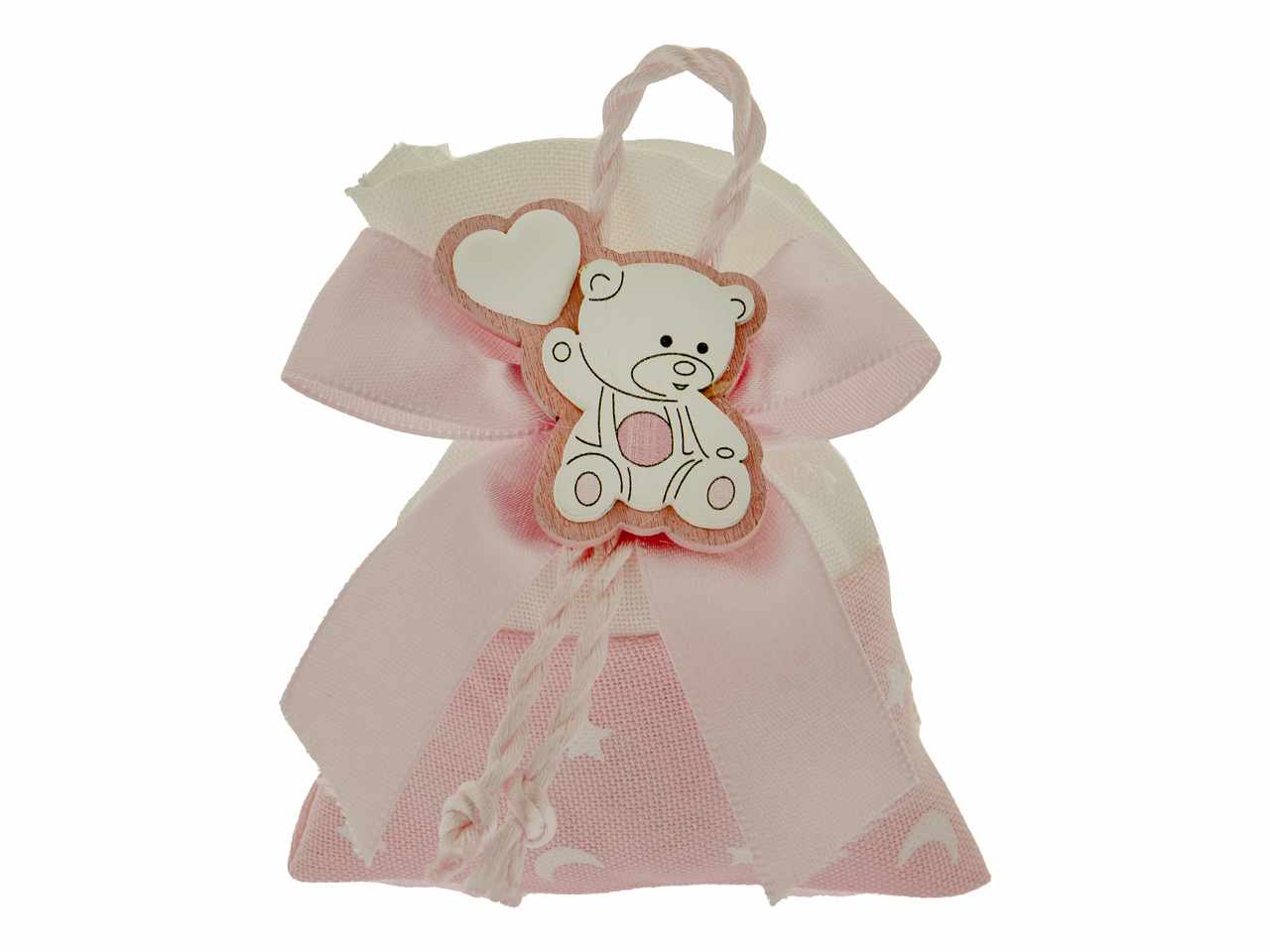 SACCHETTO LITTLE STAR 8X10CM COLORE ROSA