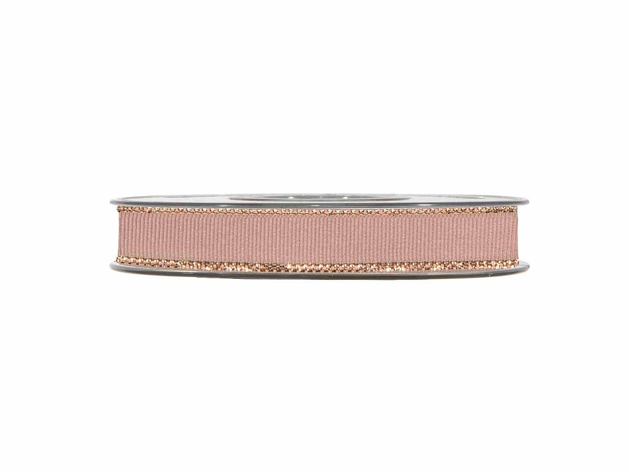 Nastro oro line gros grain mm25x20mt pelle