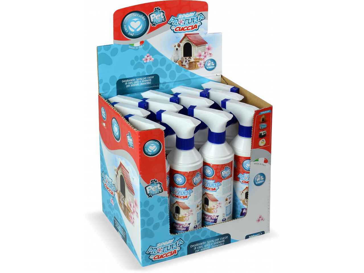 Deo spray cuccia 500ml fiori di campo 40133