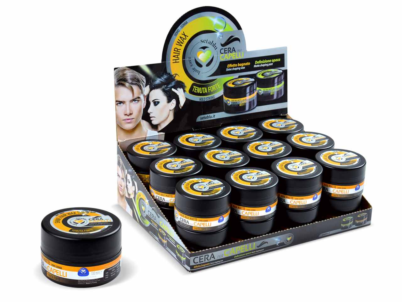 cera per capelli effetto shine 100ml