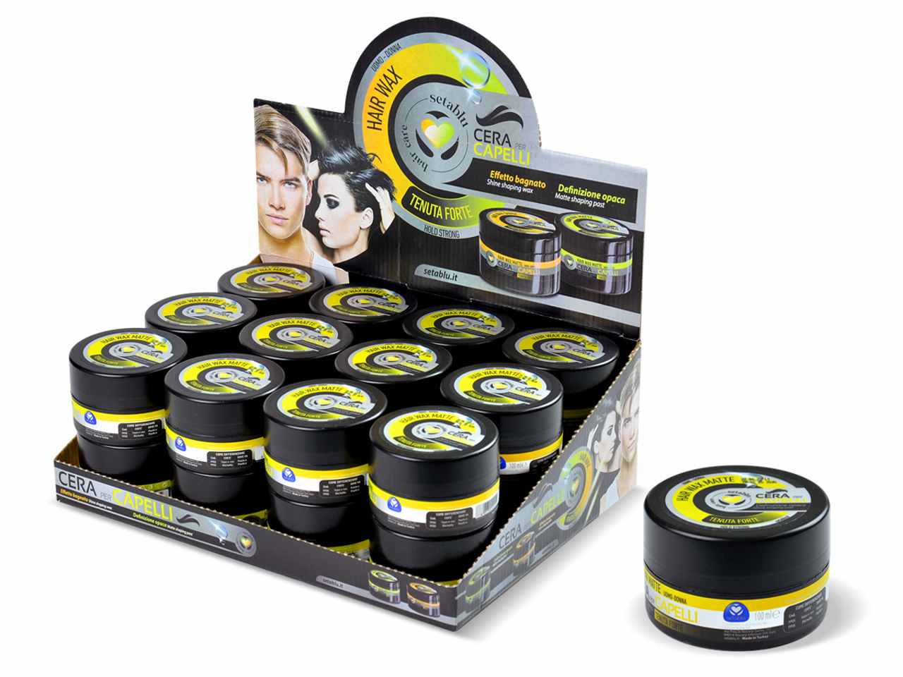 Cera per capelli effetto matt 100ml