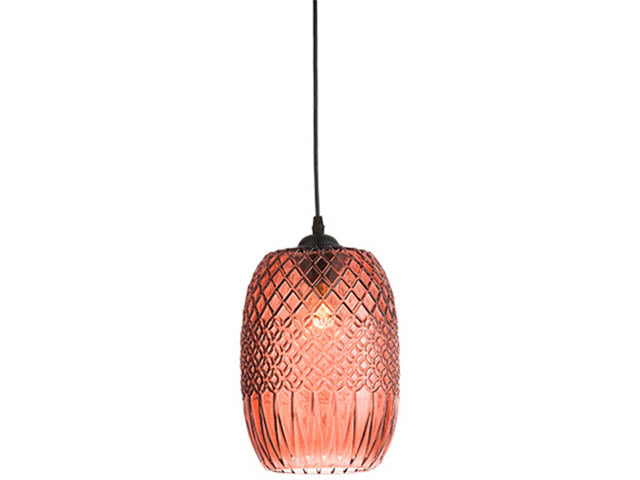 lampadario vetro bord. apu041