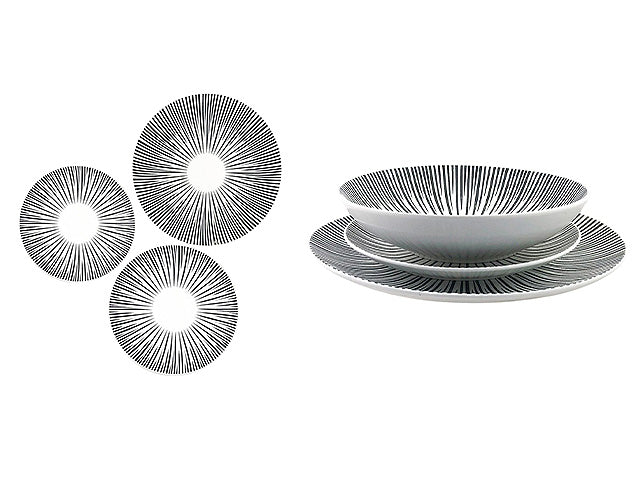 Servizio piatti 18pz star 54775