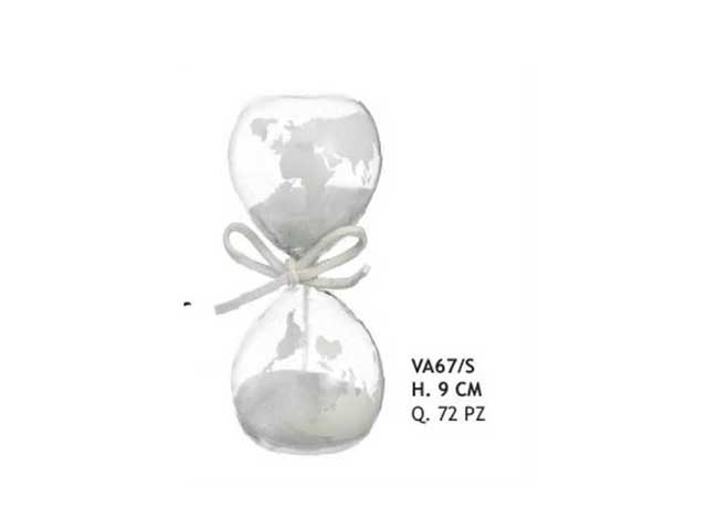 Clessidra world h.9cm. va67/s