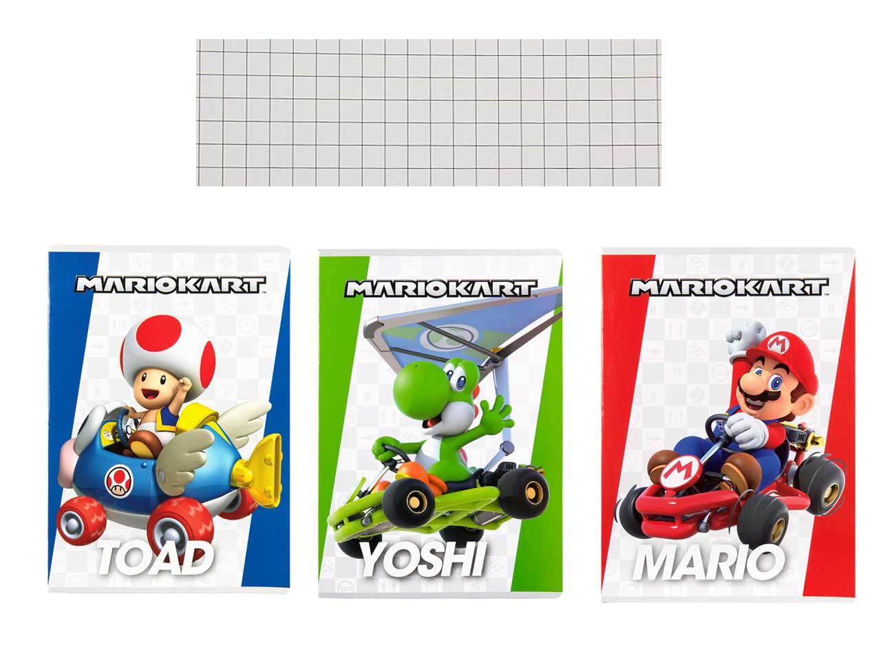 Quaderno maxi 5 mm mariokart