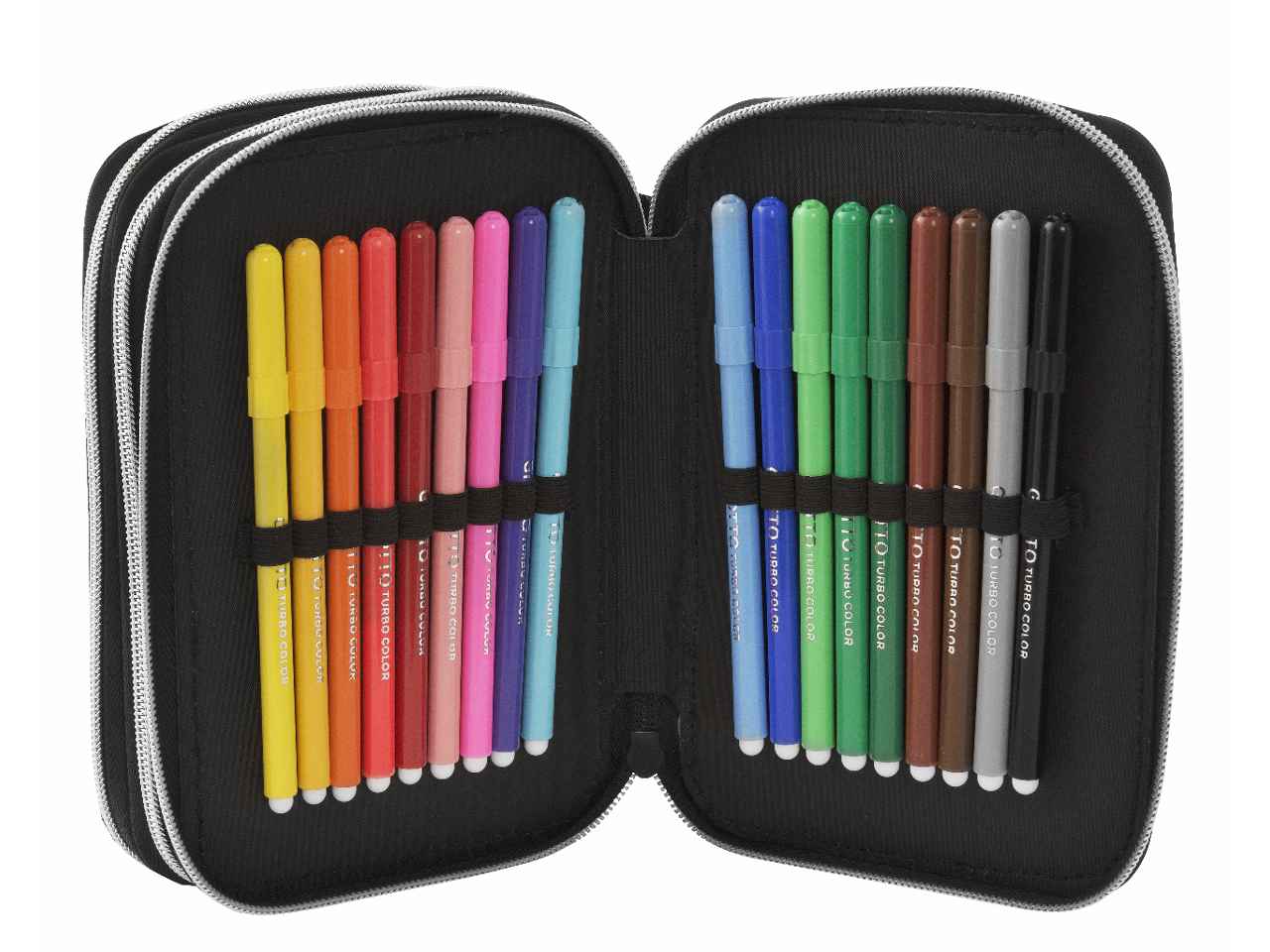 Astuccio corredo 3 zip sporty victory fortnite c/penna frixi