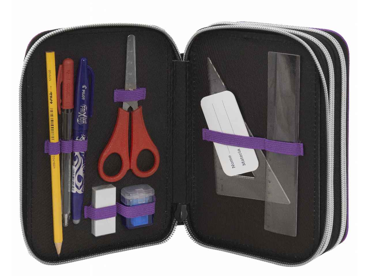 Astuccio corredo 3 zip lyon gamer + anna