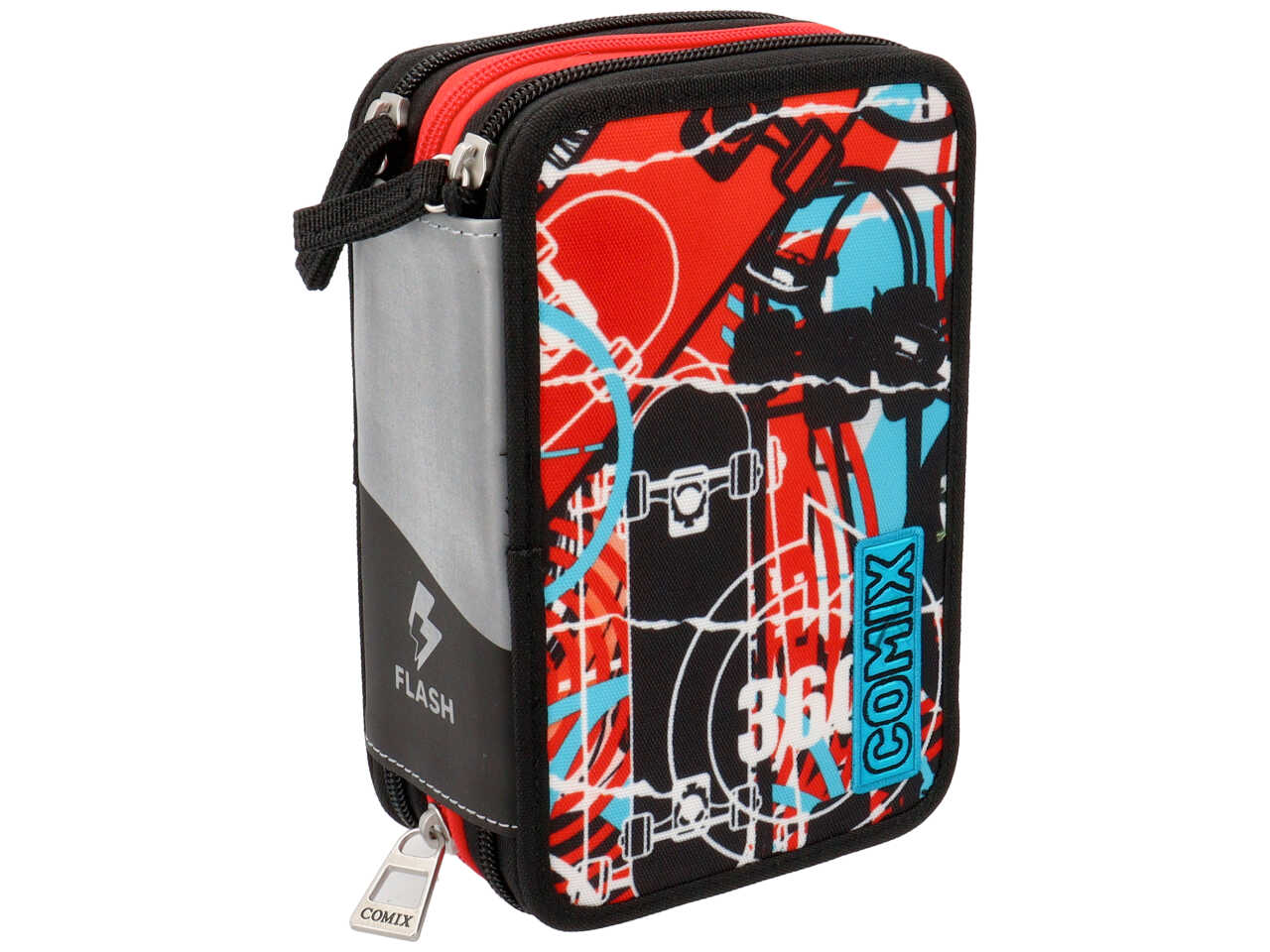 Comix astuccio 3 zip flash shake skate