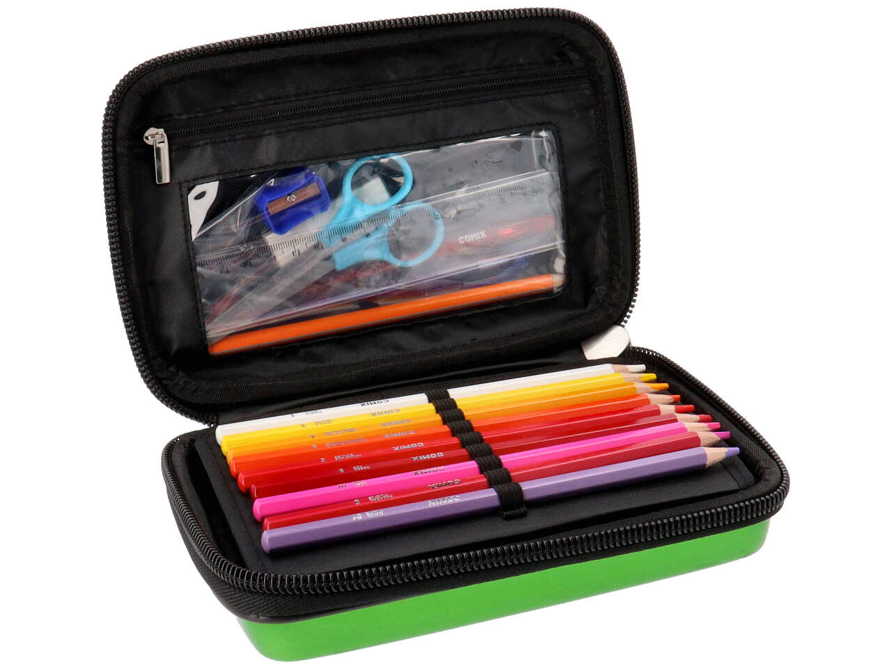 Comix astuccio maxi zip flash verde