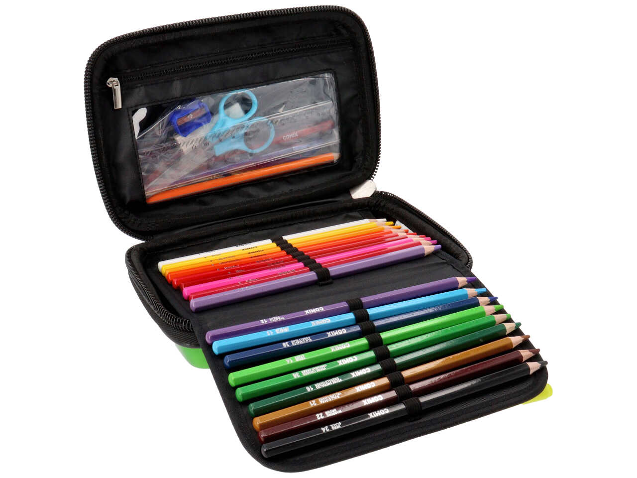 Comix astuccio maxi zip flash verde