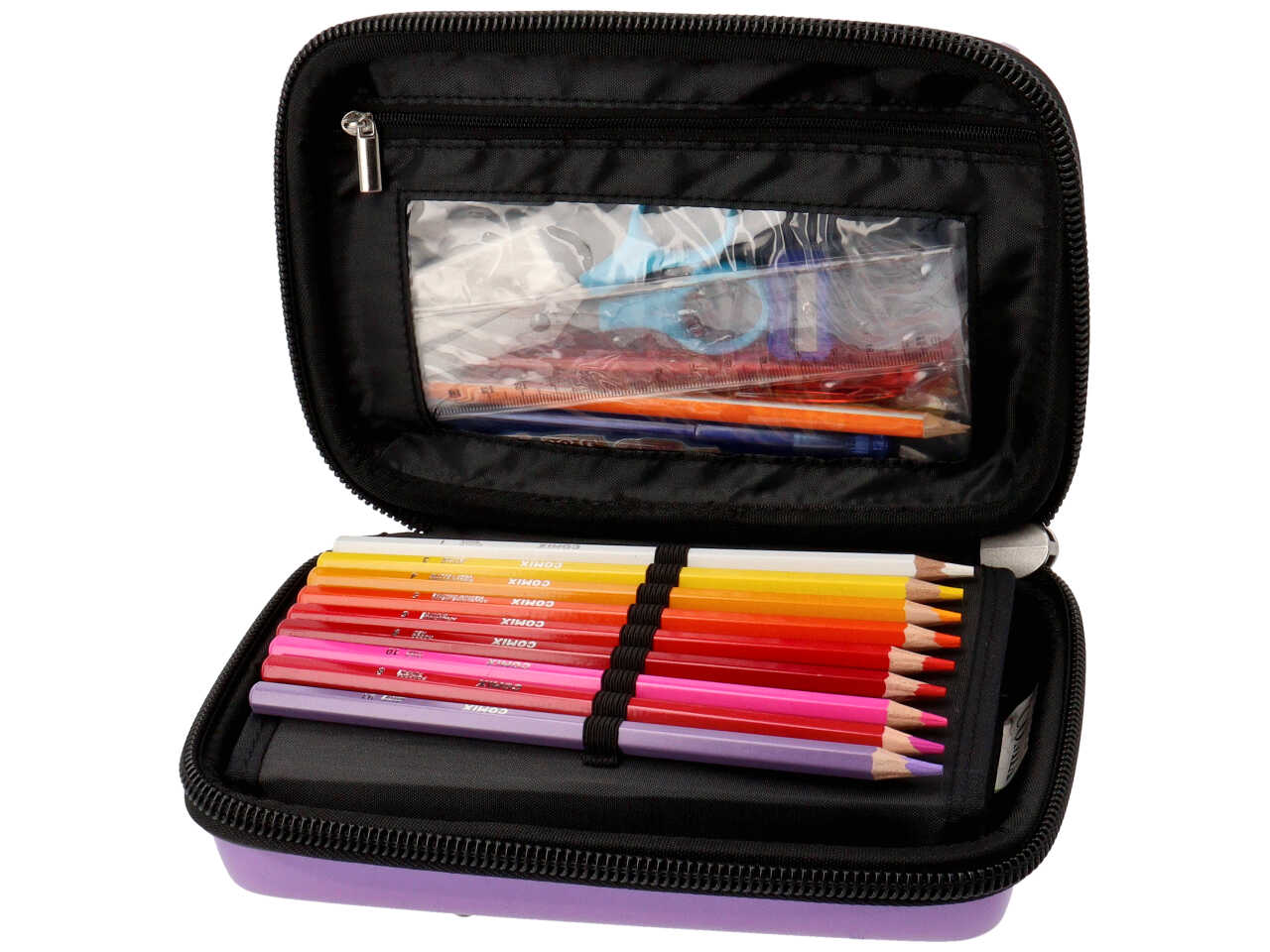Comix astuccio maxi zip flash rosa