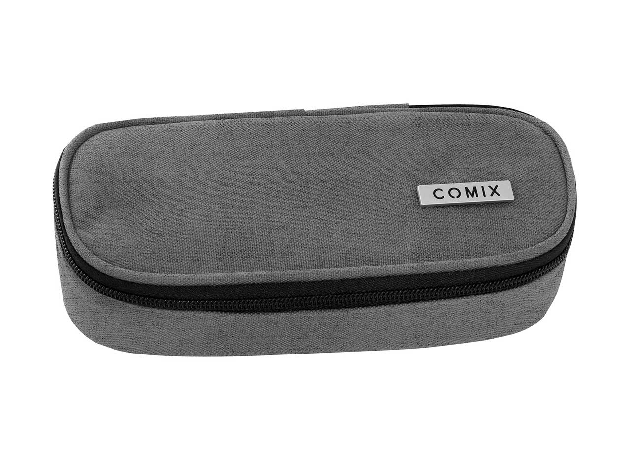Comix astuccio ovale organizzato grigio melange