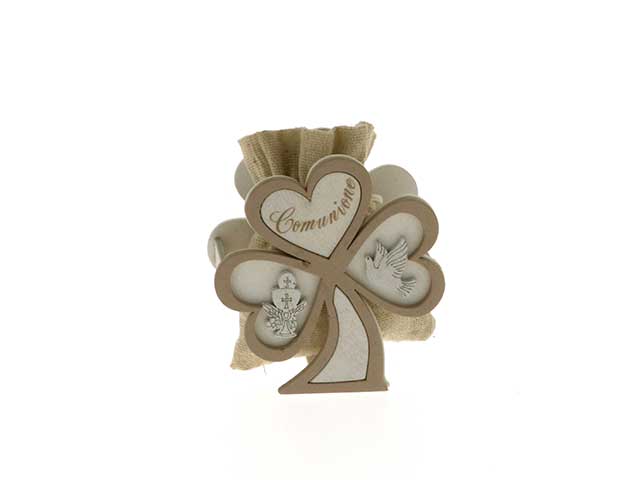 Wood 3 cuori bag comunione cm9 sc485